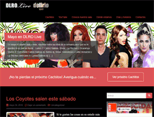 Tablet Screenshot of deliriochueca.com